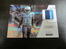 2012 R&S Dress for Success Prime # 13 Kendall Wright Jersey Card # 16/49 Titans