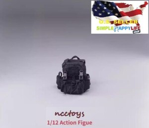 1/12 Scale Soldier GEN3 V2 black Tactical Vest for 6'' Figure Mezco MixMax ❶USA❶