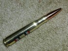 Militaria: 50 Cal Twist Pen With the Iraq Campaign Ribbon imbedded in Lucite — photo 4