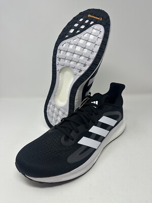 Adidas Solar Glide 4 Black White Running Athletic Sneakers S42558 Men's Sizes