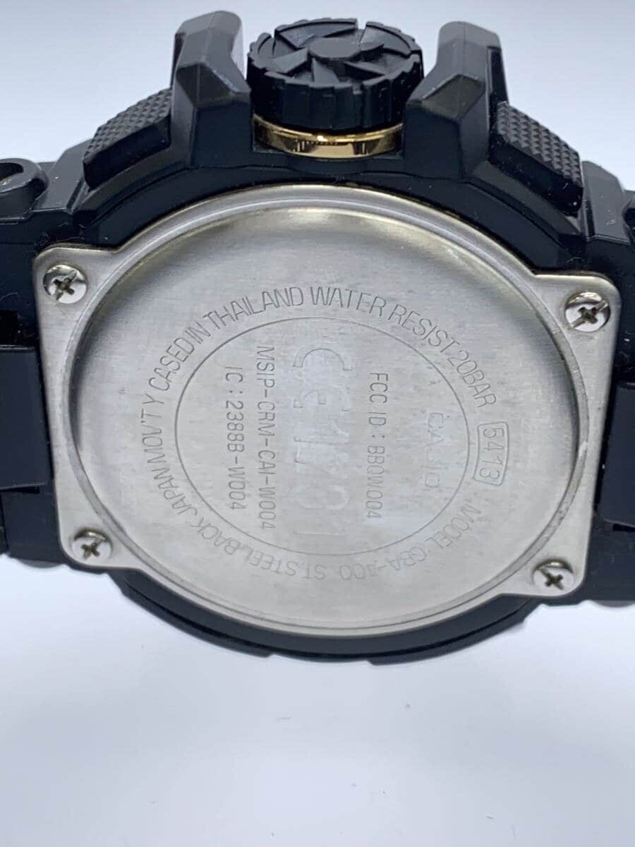 CASIO G-SHOCK GBA-400-1A9JF Black/Gold Resin Quartz Digital Analog  