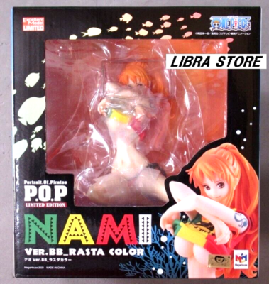 RARE One Piece P.O.P LIMITED EDITION NAMI Ver.BB Rasta color