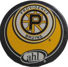 PROVIDENCE BRUINS AHL OFFICIAL HOCKEY PUCK VEGUM MFG. MADE IN SLOVAKIA 🇸🇰