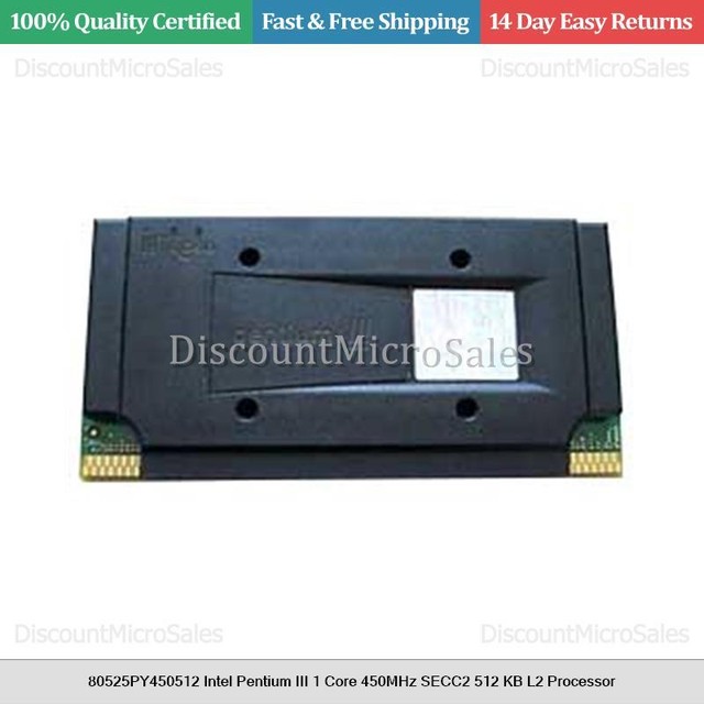 80525PY450512 Intel Pentium III 1 Core 450MHz SECC2 512 KB L2 Processor