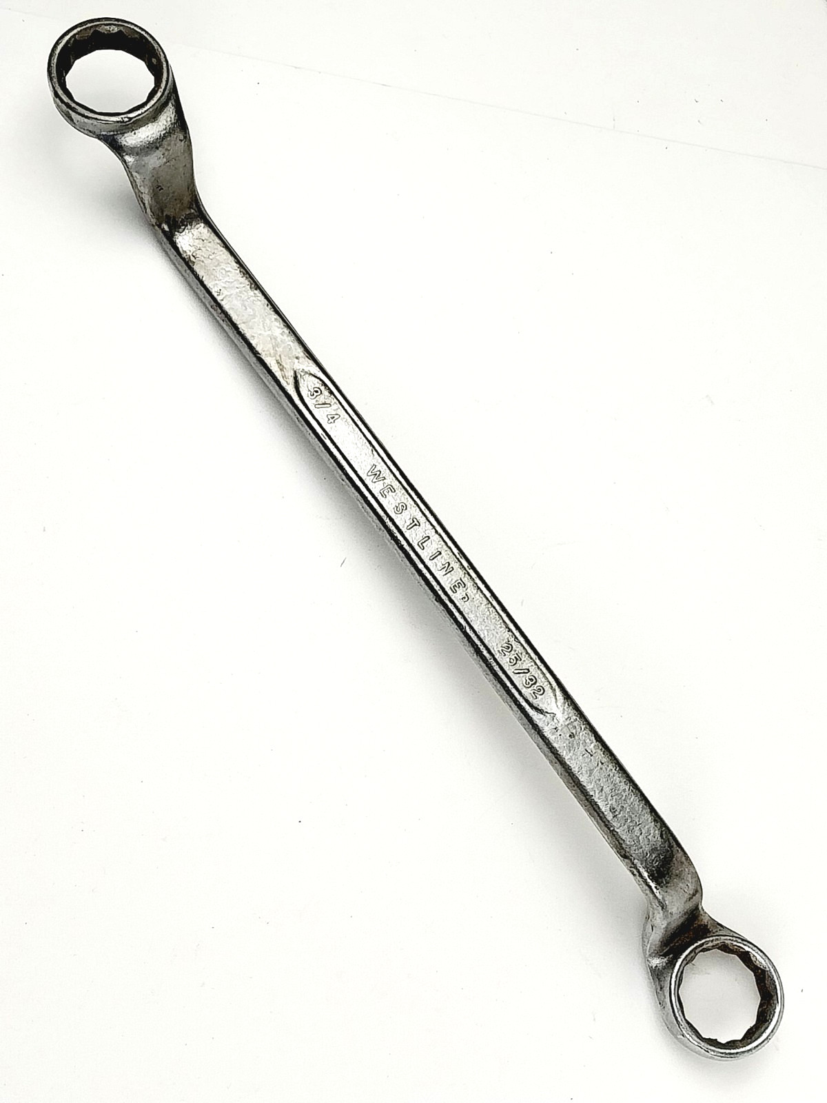 Vintage Westline SAE Offset Box-End Wrench 3/4" x 25/32" 12-Point - Made in USA