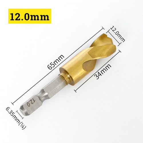 1.5-13mm Handhaben Bohrer Mit 1/4" Sechskantschaft Hss Spiralbohrer Bitaufnahme - Bild 37 von 40