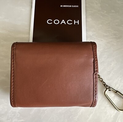 小物 VINTAGE COACH 7219 MULTIFUNCTION WALLET NEW COACH VINTAGE BRITISH TAN LEATHER MULTIFUNCTION WALLET