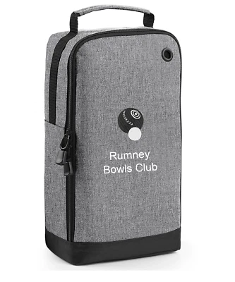 BAGBASE Bowls shoe Bag embroidered with lawn bowls customised with your name or text