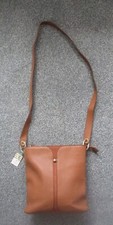 Oasis Brown Faux Leather Shoulder Bag Cross Body Bag Bnwt Rrp £28