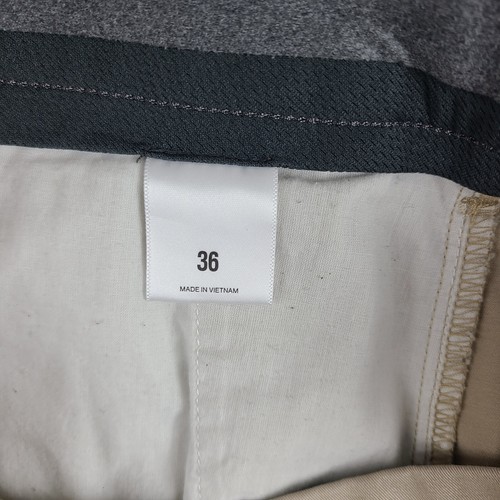 Express Shorts Mens 36 Beige Slim Above The Knee 7" Inseam Performance Chino - Picture 6 of 10