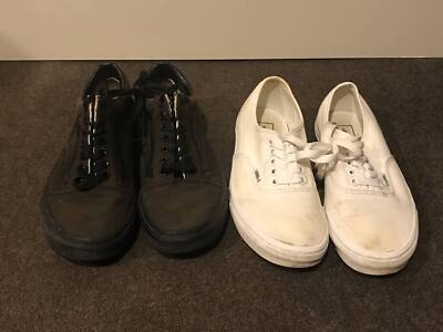 white vans size 2