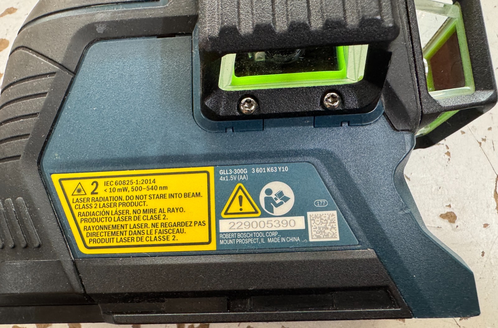 Bosch Professional GLL3-300G 360 3-Plane Leveling & Alignment-Line Laser - READ