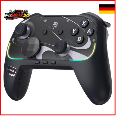 Controller Wireless Gamepad Switch PC Android iOS RGB Akku wechselbare