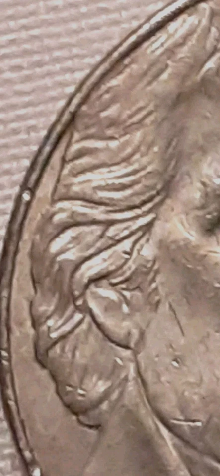 2012-P Jefferson Nickel VF Rare DDO Obverse RPM Multiple Strike Thru Error - Image 4 of 4