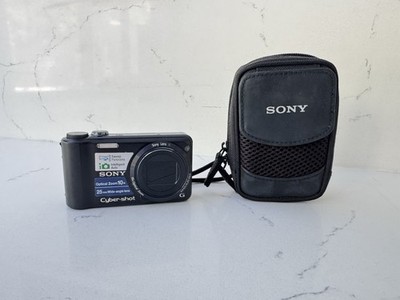 Sony Cyber Shot DSC-H55 Digital Camera Black With CASE