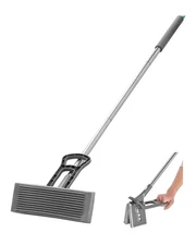 VEVOR High-Density PU Squeezing Sponge Mop with 1 Pcs Sponge Mop Replacement