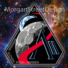 Nasa Artemis Ii Mission Logo Vinyl Decal Sticker - Moon Rocket Space Program