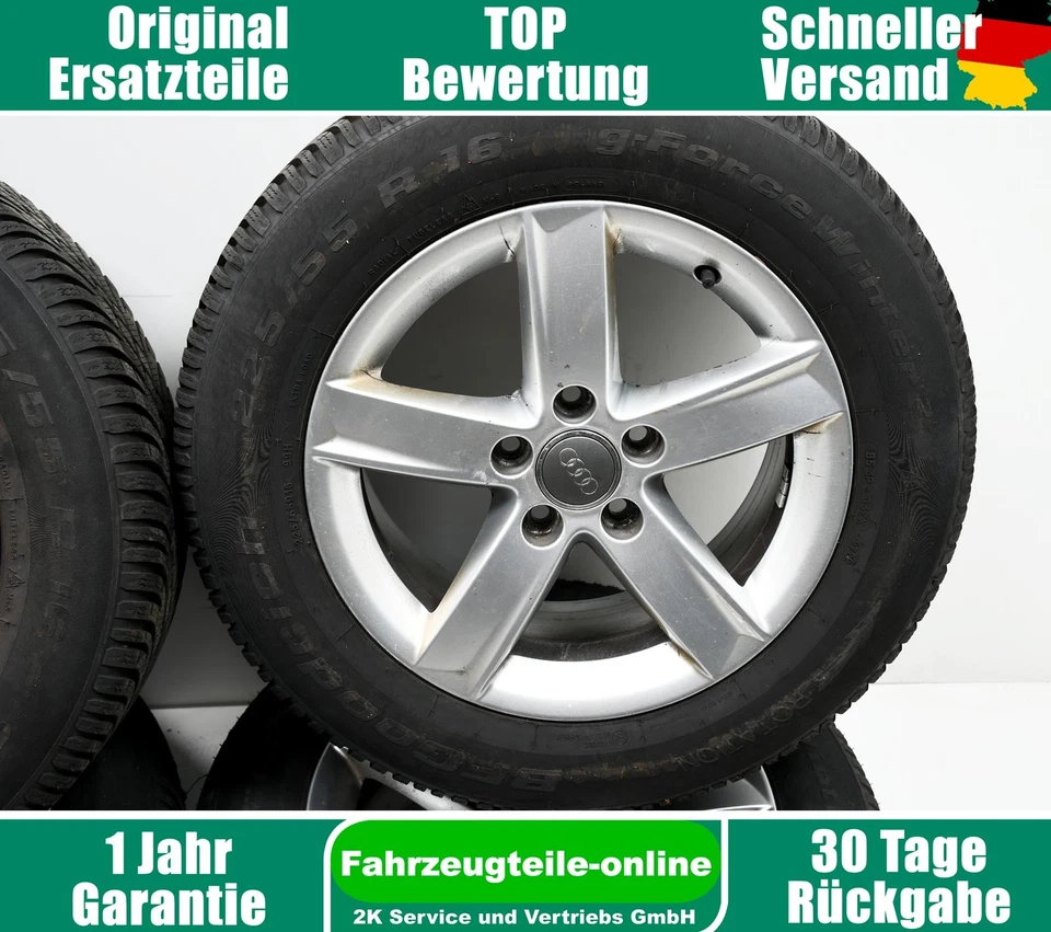 Kompletträder Satz Winter Audi 16 Zoll Boodrich g-Force 225/55R16 99 XLZ2 Z35 - Bild 3 von 4