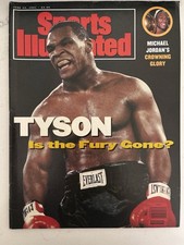 MIKE TYSON BOXING / NFL SUPER BOWL USA SPORTS ILLUSTRATED MAGAZINE 1988