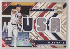 2018 Panini Elite Extra Edition USA Materials Gold 25/99 Tyler Frank s3g