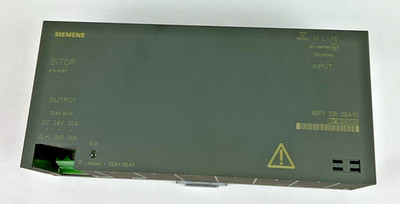 SIEMENS 6EP1 336-2BA00 POWER SUPPLY 120/230V 50/60HZ 20A 24VDC