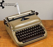 COLLECTIBLE LOVELY TYPEWRITER OPTIMA ELITE 1958 - NO RISK WITH SHIPPING thumbnail