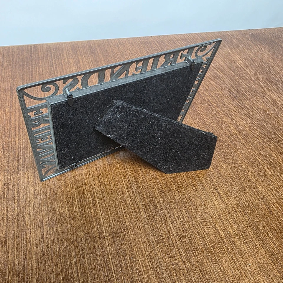 Metal Frame 4x6" Friends Table top or Wall Brushed Metal Matte Finish - Image 4 of 4