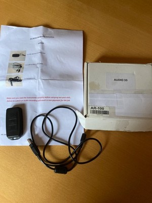 LAWMATE AR-100 SCHLÜSSELANHÄNGER AUFNAHMEGERÄT ..AUDIO 33   VERDECKTE AUDIOAUFNAHME