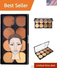 Travel-Friendly 3D Contour Palette - Perfect Finish in 8 Matched Shades