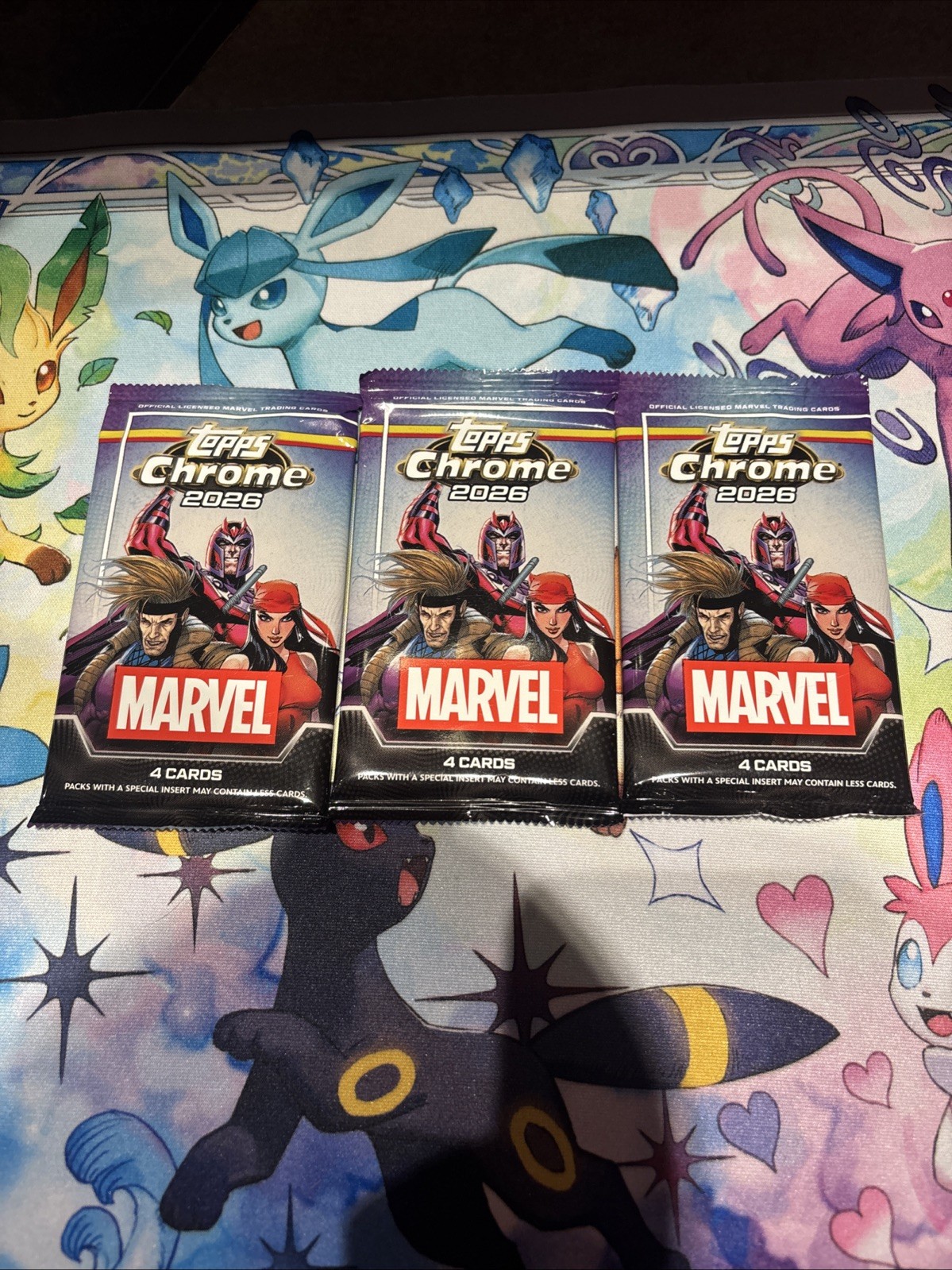 Lot Of 3 2026 Topps Chrome Marvel Sealed Packs Value Packs