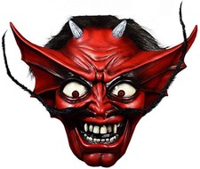 Trick or Treat Studios IRON MAIDEN Number of The Beast Devil Halloween Mask NEW