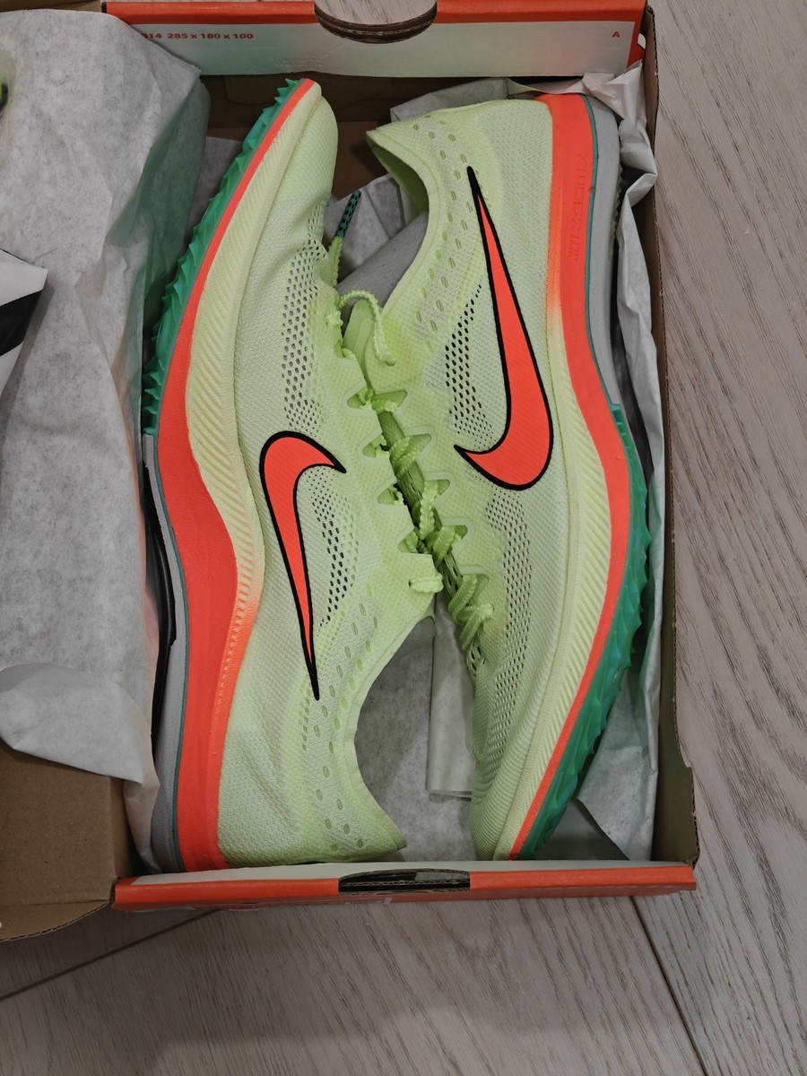 Size 9 - Nike ZoomX Dragonfly Barely Volt Hyper Orange Track 