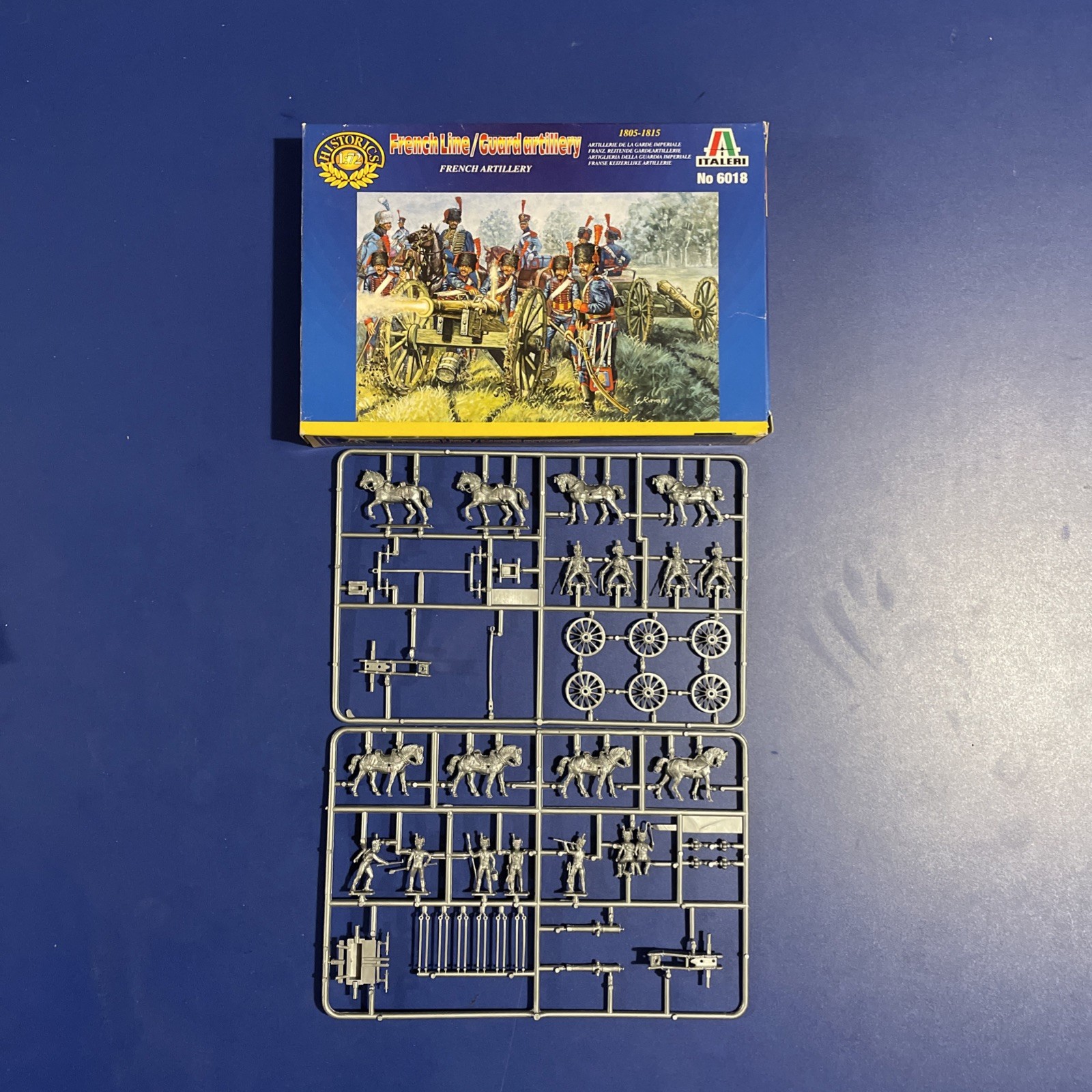1/72 Italeri 6018 Boxed French Line / Guard Artillery Napoleonic Wars 1805-15