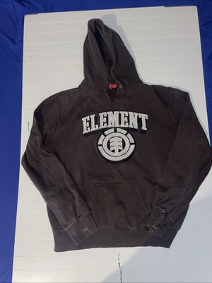 Vintage y2k TRASHED Element Skateboards Men's Hoodie Pullover XL Distress Grunge