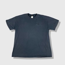 Vintage Mercedes Benz T-Shirt Mens L Black Gorpcore Minimalist Streetwear