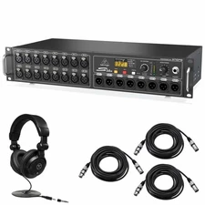 Behringer Digital Snake S16 I/O Box with 16 Remote, Controllable MIDAS Preamps,