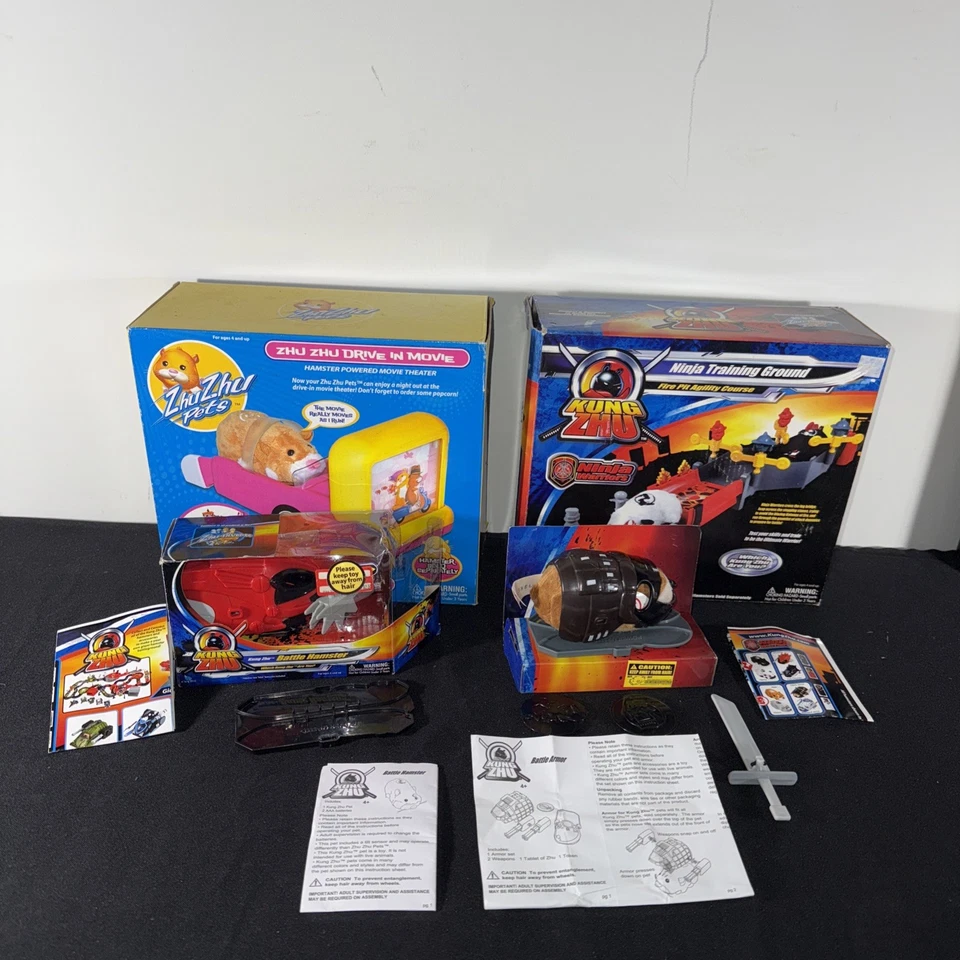 Campo de entrenamiento ninja con pistas de hámster Kung Zhu. Drive In Película Nuevo Foto 2 de 4