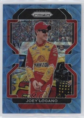 2022 Panini Prizm Carolina Blue Scope Prizm 71/99 Joey Logano #51 0c6