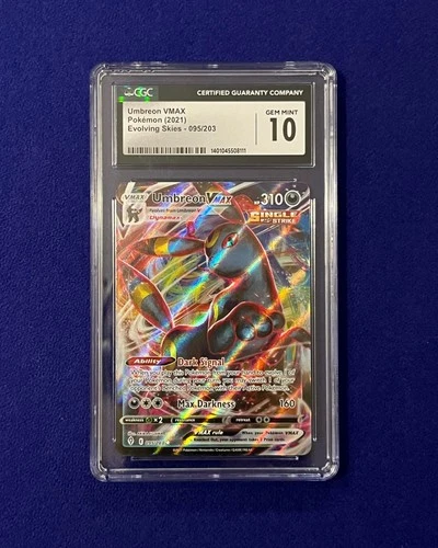 CGC 10 Umbreon VMAX #95 Evolving Skies 2021 Pokemon GEM MINT