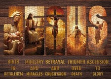 Christian Puzzles for Adults 1000 Pieces, Jesus Christ Puzzle Jigsaw Puzzles ...
