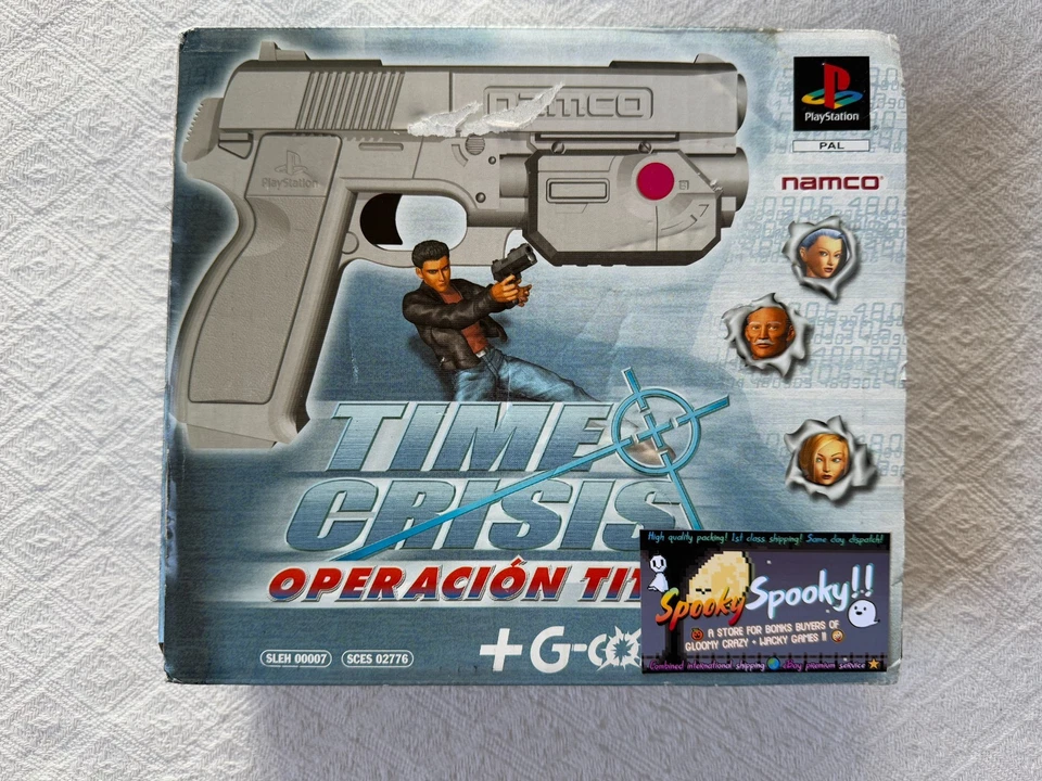 Time Crisis Project Titan & G-Con 45 PS1 - UK PAL VGC Natural Disc & Unused Gun - Image 2 of 4