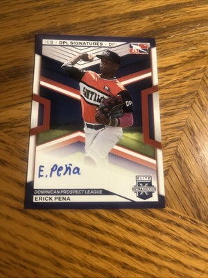 2023 Elite Extra Erick Pena Auto Autograph DPL Signatures #DPS-EP Dominican