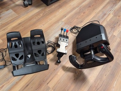 Logitech G Saitek Pro Flight Yoke System + Thrustmaster TFRP