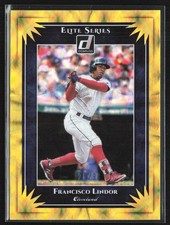 Francisco Lindor 2019 Donruss Elite Series /99 #ES9 Cleveland Indians