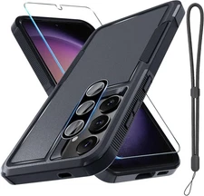 RMOCR Case for Samsung Galaxy S24, Full Body Heavy Duty Rugged Shockproof Protec