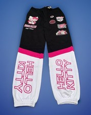 New Hello Kitty Car Racing Themed Womens Jogger Sweat Pants Size Medium