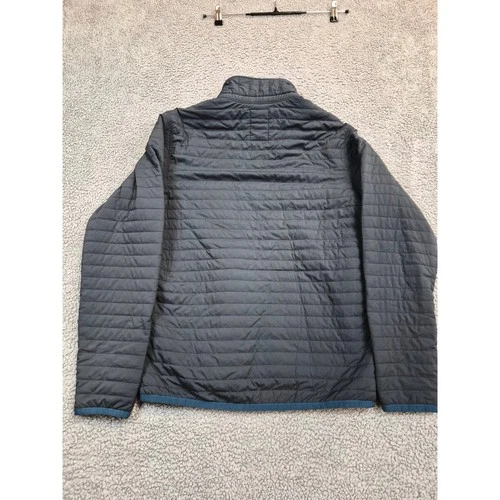 NWT Relwen Insulated Windzip Popover Quilted Jacket Men's M Blue (1473) image 9