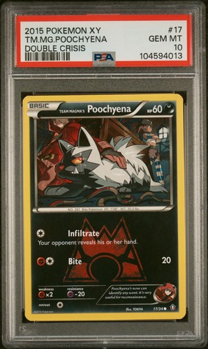Team Magma's Poochyena 17/34 Double Crisis