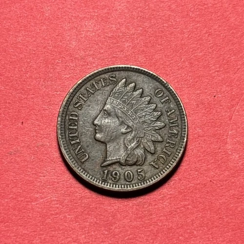 (1) Beautiful Antique 1905 Indian Head Cent/Penny CHOICE XF-EXTRA FINE