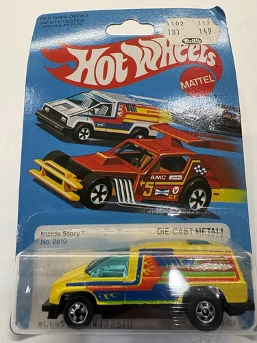 Vintage 1979, 1980 Hot Wheels Inside Story Yellow Van #2510